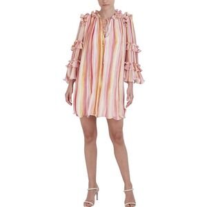 BCBGMaxazria dress‎ Ruffles Size 2 NEW